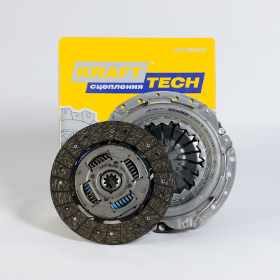 комплект сцепления KRAFTTECH для а/м УАЗ PATRIOT, HUNTER (без подшип.) W01240H9