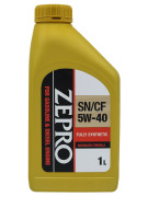 масло моторное ZEPRO Classic 5W-40 F-S SN/GF-5 синт. 1л (пластик) арт. 30011333-001