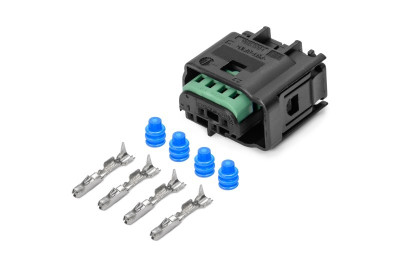 колодка соединительная AIRLINE 4 pin без проводов для блока упр. TMPS VAG Tiguan, Kodiaq, Q5, A4, Cayenne AECC237