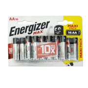 батарейка Energizer MAX E91/AA(пальчиковая) FSB16 RU 1,5v блистер 16 шт/уп.E301533101