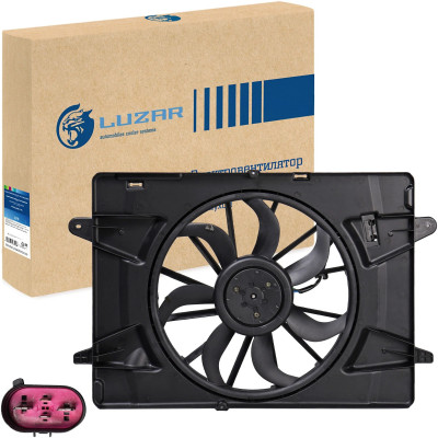 электровентилятор охлаждения LUZAR для а/м Haval F7/F7x (19-) 1.5T/2.0T (с кожухом) LFK 3009