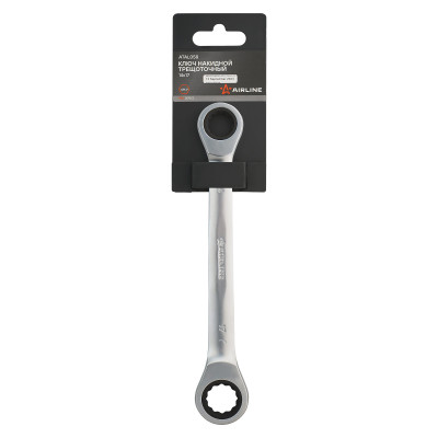 ключ накидной AIRLINE трещоточный 14х17 пласт. подвес PRO ATAL058
