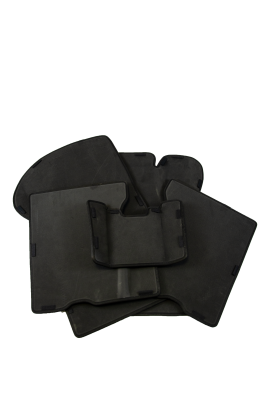коврики салона Carpetelli Renault DUSTER 2010-2020 комплект EVA сота черный кант черный