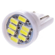 светодиод SKYWAY T10(W5W) 24V 8 SMD диодов 1-конт без цоколя белая габариты, номер ST10-8SMD-3014-24V