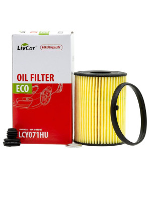 фильтр масляный LivCar для а/м SONATA 19- /K5 20-/SANTA FE 20- 2.5 LCY071HU