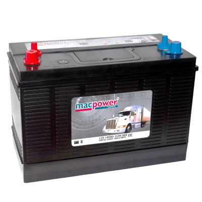 аккумулятор MACPOWER for AMERICAN 140 А/ч 1100А ( 330х172х238 ) Турция (конус/винт) SMF31 1000T