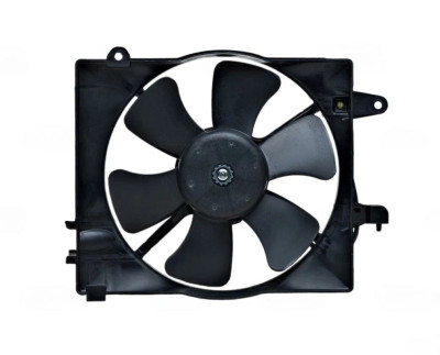 электровентилятор охлаждения LUZAR для а/м Daewoo Matiz (02-) (с кожухом) M/A (LFc 0566)