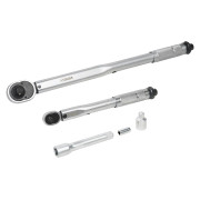 ключ динамометрический AIRLINE в кейсе, набор 2 шт (1/4" 5-25Нм, 1/2" 28-210Нм) ATBN008