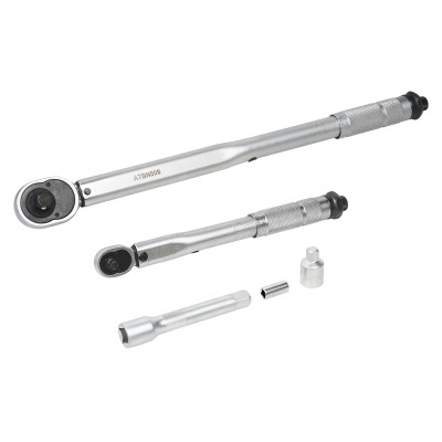 ключ динамометрический AIRLINE в кейсе, набор 2 шт (1/4" 5-25Нм, 1/2" 28-210Нм) ATBN008