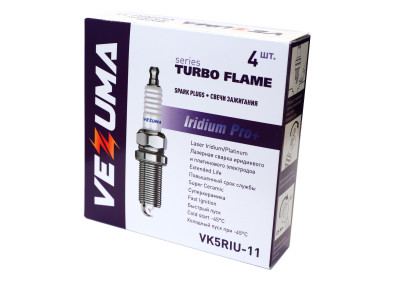 свечи VEZUMA для а/м Mercedes-Benz C240-43 / CLK320-55 / E240/ G320-500/ ML (упак. 4 шт.) "Iridium Pro" арт. VK5RIU-11