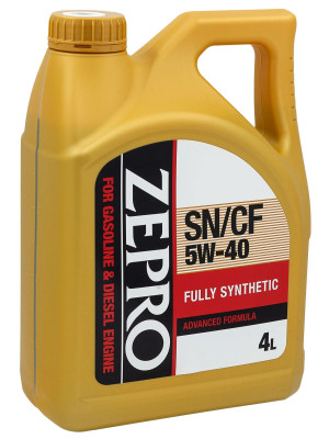 масло моторное ZEPRO Classic 5W-40 F-S SN/GF-5 синт. 4л (пластик) арт. 30011333-004
