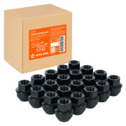 гайка колесная AIRLINE M14x1,5x31, конус, кл.21, открытая, черный электрофорез для а/м Ford ASCR029