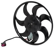 электровентилятор охлаждения LUZAR для а/м VW Touareg (02-) (без кожуха; c модул. упр.) (420 mm.) (LFc 1855)