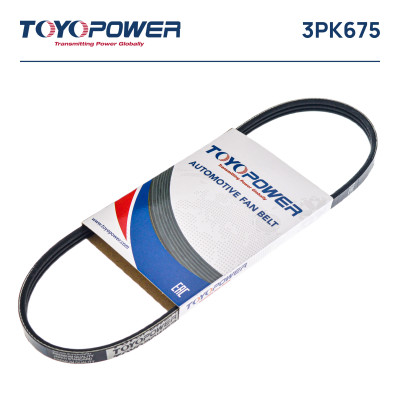 ремень TOYOPOWER поликлиновой 3PK675 а/м Hyundai Tucson (04-)/Kia Sportage II (04-) 2.0i 3PK675