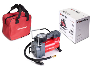 компрессор WEEN Original-0002 (мет, 30 л/мин, 7Атм (100 PSI), 160 Вт, 12V, каб 2,7м, шл 1м прямой) в сумке 172-0002
