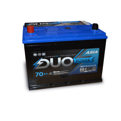 аккумулятор DUO POWER Asia 70 А/ч 580A (260х175х225) 6СТ-70VLЗ/80D26R