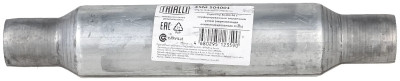 стронгер пламегаситель TRIALLI 50400-76 (d трубы 50, L400, d издел 76мм) перф. внутр. узел ESM 504001