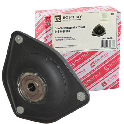 опора амортизаторной стойки РОСТЕКО HYUNDAI ELANTRA/LANTRA 00-06/KIA CERATO 04-09 пер. переднего 54610-2F000 арт. 20609