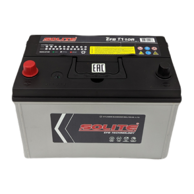 аккумулятор SOLITE EFB ASIA 90 А/ч 870A (301х172х220) EFBT110R