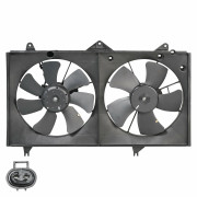 электровентилятор охлаждения LUZAR для а/м Toyota Camry (XV30) (01-) 2.0i/2.4i (2 вент.) (с кожухом) LFK 19180
