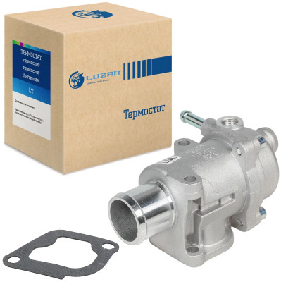 термостат LUZAR Гранта Калина, DATSUN on-Do/mi-Do, Веста, X-Ray, доп. штуцер 92гр (зимний) LT 0104