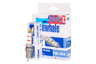 свечи Finwhale для а/м Astra G/H (A04)/Astra J (P10)/Insignia A (G09) 1.6 Turbo  IRIDIUM в инд. уп. FSI104