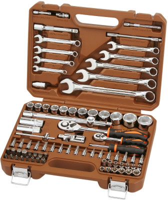 набор инстр. OMBRA универсальный 82 предмета, 1/4", 1/2"DR в кейсе арт.OMT82S