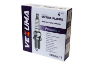 свечи VEZUMA для а/м CHEVROLET / DODGE / HONDA / JEEP / OPEL (упак. 4 шт.) "Premium X" арт. VK6RA-11