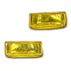 фары противотуманные DLAA/SKYWAY метал. прямоуг. желтые H3 12V 55W (44*33,5*36,5 ) (2шт) LA444 Y