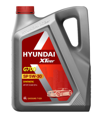 масло моторное HYUNDAI  XTeer G700 5W30 SP 6л синт. 