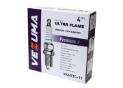 свечи VEZUMA для а/м CHEVROLET / DAEWOO / HONDA / INFINITI / MITSUBISHI / NISSAN / SUBARU / SUZUKI (упак. 4 шт.) "Premium X" арт. VK6RTC-11