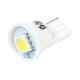 светодиод Nord YADA T10-1SMD 12V (size 5050) W5W белый 0.3W 5lm   902398