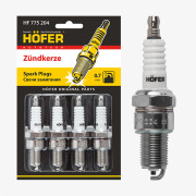свечи HOFER для а/м LADA 2101-2108 карб. (0,7мм, Cu) (блист. 4 шт.) (ан.BP6ES) HF 775 204