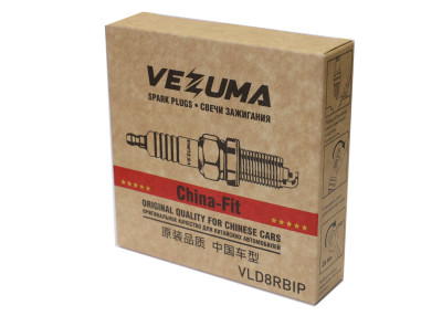 свечи VEZUMA для а/м FAW Bestune T55, T77, B70, X40 / HONDA CR-V/ GEELY (упак. 4 шт.) "Iridium Pro+" арт. VLD8RBIP