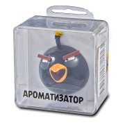 ароматизатор Angry Birds на дефлектор BLACK 3D черный бриллиант AB029