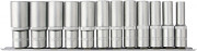набор головок THORVIK торцевых удлиненных 1/2"DR 12-гранных 12 предм. (10-24 мм) на держателе арт.S13S2212SM
