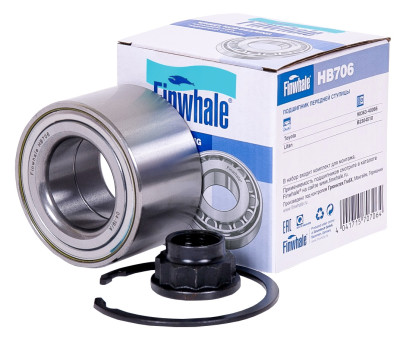 подшипник ступицы Finwhale для а/м TOYOTA Avensis(97-08), Corolla(95-07), Prius(97-03), Matrix(02-14), Lifan Solano(08-18) перед. HB706