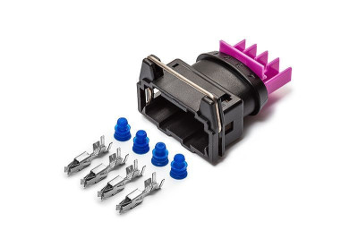 колодка соединительная AIRLINE 4 pin без проводов для катушки зажигания Changan CS35, Chery Tiggo, Citroen C4, Geely MK AECC265