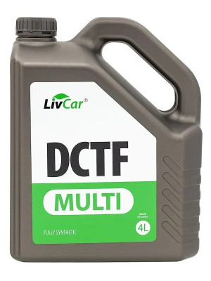 масло трансмиссионное LivCar MULTI DCTF для "мокрых" DCT/DSG синт. 4л арт. LC0705DCT-004