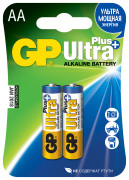 батарейка GP Ultra Plus Alkaline алкалиновая LR06/AA 1.5V BP2 (2 шт/уп.) 02758