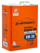 масло моторное AUTOBACS 0W30 SP/GF-6A 4л A00032234