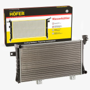 радиатор алюминиевый HOFER для а/м 21213 HF 708 413