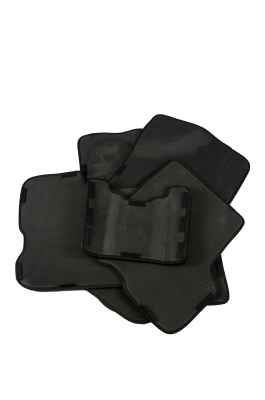 коврики салона Carpetelli Renault LOGAN 2 2012- комплект EVA ромб черный кант черный
