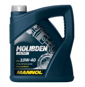масло моторное Mannol Molib. Benzin п/син. 10w40 4л (MN7505-4)