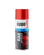 лак для тонировки фар (красный) KUDO 520 мл KU-9022