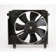 электровентилятор кондиционера LUZAR Lanos в сборе с кожухом LFc0563, 961182264