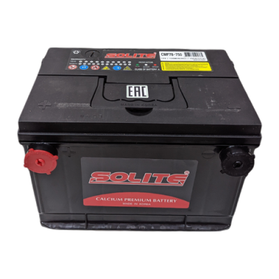аккумулятор SOLITE 85 А/ч 750A (260х179х184) (боковые клеммы) CMF78-750