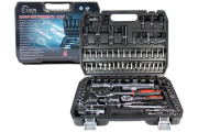 набор инстр. LION TOOLS универсальный 94 предмета 6 гран. 1/4", 1/2"DR в кейсе арт.LNB-94