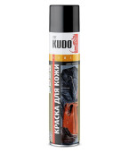 краска KUDO 400 мл черная для гладкой кожи KU-5241