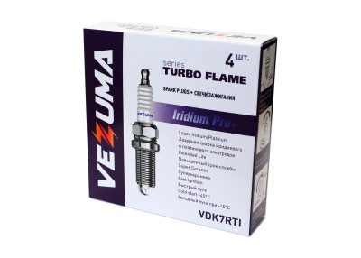 свечи VEZUMA для а/м SUZUKI (упак. 4 шт.) "Iridium Pro" арт. VDK7RTI